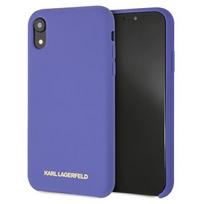 Karl Lagerfeld "KLHCI61SLVOG Silicone Case iPhone XR" Purple