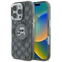 karl lagerfeld iphone 16 pro - Karl Lagerfeld "IML Monogram Karl and Choupette Head MagSafe iPhone 16 Pro" Black - 1 nuotrauka