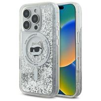 Karl Lagerfeld "Liquid Glitter Choupette Head Magsafe iPhone 16 Pro Max" Clear