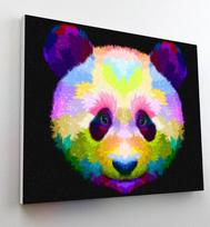 deimantines mozaikos - Splat Planet deimantinė dėlionė PANDA 30x40 cm - 1 nuotrauka