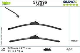 automobiliu valytuvas 650 - Valytuvai Valeo Silencio 650/475mm - 1 nuotrauka
