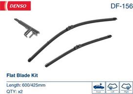 Valytuvai Denso FlatBlades 600/425mm