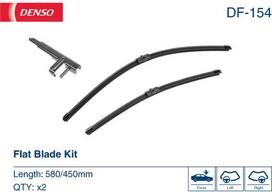 Valytuvai Denso FlatBlades 580/450mm