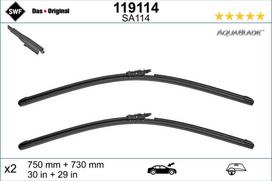 Valytuvai SWF AquaBlade 750/730mm