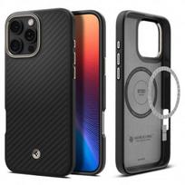 Spigen Enzo Aramid iPhone 16 Pro Max Magsafe black ACS08501