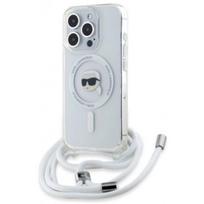 apple iphone 16 pro max magsafe - Karl Lagerfeld "Crossbody IML Karl Head Magsafe iPhone 16 Pro Max" Transparent - 1 nuotrauka