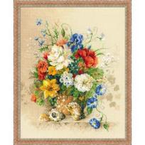 RIOLIS - Premium - Siuvinėjimo rinkinys „Flamandiška vasara“ 100/042 (40x50 cm)