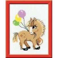 RIOLIS - Happy Bee - Siuvinėjimo rinkinys „Ponis“ HB093 (15x18 cm)