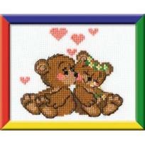 RIOLIS - Happy Bee - Siuvinėjimo rinkinys „Maži meškučiai“ HB053 (16x13 cm)