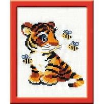 RIOLIS - Happy Bee - Siuvinėjimo rinkinys „Dryžiukai“ HB092 (15x18 cm)