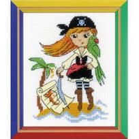 RIOLIS - Happy Bee - Siuvinėjimo rinkinys „Lobių sala“ HB163 (13x16 cm)