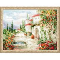 RIOLIS – Create It Yourself – Siuvinėjimo rinkinys „Prie fontano“ 1472 (40x30 cm)