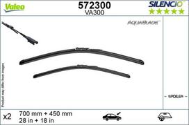 Valytuvai Valeo Silencio Aquablade 700/450mm