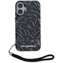 Karl Lagerfeld "Zebra With Cord iPhone 16 Plus" Purple