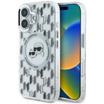 iphone 166 - Karl Lagerfeld "IML Monogram Karl and Choupette Head MagSafe iPhone 16" Clear - 1 nuotrauka
