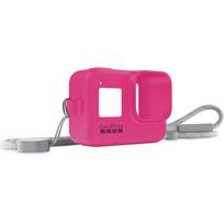 gopro deklas - GoPro Sleeve + Lanyard For Hero8 Pink - 2 nuotrauka