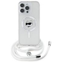 karl lagerfeld iphone 16 pro - Karl Lagerfeld "IML Choupette Head and Cord Magsafe iPhone 16 Pro" Transparent - 1 nuotrauka