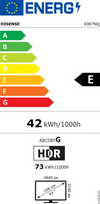 hisense 43 qled - Hisense 43E7NQ - 3 nuotrauka