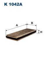 Salono filtras FILTRON K 1042A