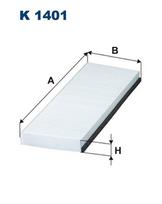 Salono filtras FILTRON K 1401