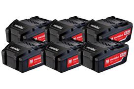 Metabo; 18 V; 4,0 Ah; Li-ion; 6 vnt.