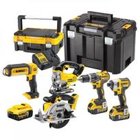 dewalt dcs391 - Įrankių rinkinys DeWalt (DCD796 + DCF887 + DCS331 +DCS391 + DCL050); 18 V; 3x5,0 Ah akum. - 1 nuotrauka