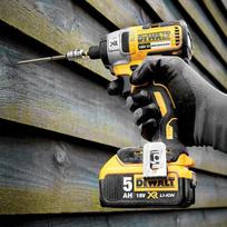 akumuliatorines dewalt - DeWalt DCK266P2T įrankių rinkinys (DCD796 + DCF887), 18 V, 2 x 5,0 Ah, įkroviklis + lagaminas - 6 nuotrauka