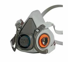 3m kauke - Apsauginė kaukė 3M 6200; M (be filtrų) - 2 nuotrauka