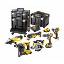 dewalt dcs391 - Įrankių rinkinys Dewalt DCK654P3T (DCD796+DCF887+DCG412+DCS355+DCS391+DCB273); 18 V; 3x5,0 Ah akum. - 1 nuotrauka