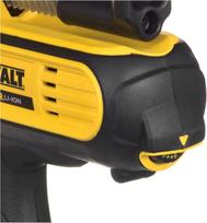 akumuliatoriu pakrovejas - Akumuliatorinis hermetiko pistoletas DeWalt DCE580N-XJ; 18 V (be akumuliatoriaus ir pakrovėjo) - 3 nuotrauka