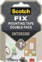 Lipni dvipusė juosta 3M Scotch-Fix 4496G-1915-P, 19mmx1,5m