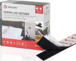 Velcro VELCRO bendrosios paskirties Velcro juosta 25m Velcro lipni juosta 25m, Velcro 50mm juoda
