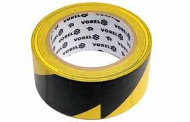 Lipni juosta juoda/geltona 33mx48mm