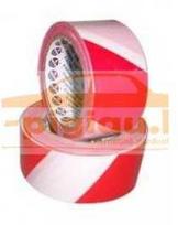Lipni juosta raudona/balta 33m/48mm