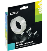 Lipni juosta dvipusė GRAND 30mmx5mx1mm skaidri 130-1919 KW, C05-122