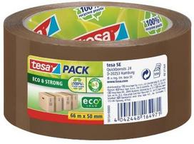 Tesa TESA Pakavimo juosta ECO & STRONG 50mm x 66m ruda