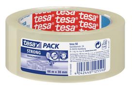 Tyli pakavimo juosta TESA PACK, 38mm x 66m, skaidri