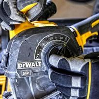 akumuliatorines dewalt - Akumuliatorinis kampinis šlifuoklis DeWalt DCG200T2-QW; 54 V; 2x6,0 Ah akum. - 5 nuotrauka