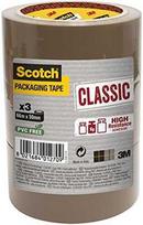 3M SCOTCH ® karšto lydalo (371), 50mm, 66m, ruda, 3 vnt.