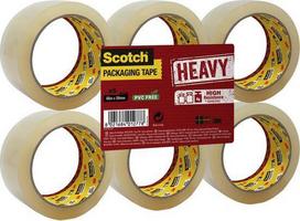 3M Scotch Korpuso juosta skotch sunkiųjų 50mmx66m skaidri 6 / p
