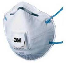 Multi Maske Sikkerhed 3M 8822 P2 mod tørre partikler/væskeformige aerosoler,1 stk