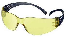 3M SecureFit 100 beskyttelsesbrille SF103AF-BLU-EU blå stænger gul linse