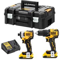 dewalt dcd709 - DeWalt DCK2062D2T-QW(DCD709+DCF809); 18 V; 2x2,0 Ah akum. - 1 nuotrauka