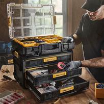 stalciui - įrankių dėžė su 3 stalčiais TOUGHSYSTEM 2.0 DEWALT [DWST08330-1] - 2 nuotrauka