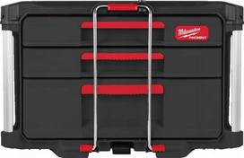 instrumentsi - Įrankių dėžė su 3 stalčiais (2+1) Milwaukee Packout - 2 nuotrauka
