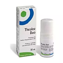 aky - THEALOZ DUO akių lašai, 10 ml - 1 nuotrauka