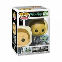 rick and morty - POP! Animation: Rick and Morty - Space Suit Morty with Snake Vinyl Figure - 1 nuotrauka