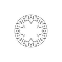 Stabdžių diskas MST369 Galas/Priekis fiksuotas TRW 245/115/4mm/133mm