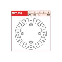 Stabdžių diskas MST338 Galas fiksuotas TRW 240/116/5mm/136mm