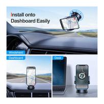 joyroom holder - Joyroom mechanical Car Mount for Dashboard Black, LDPJRMJR_ZS284 - 4 nuotrauka